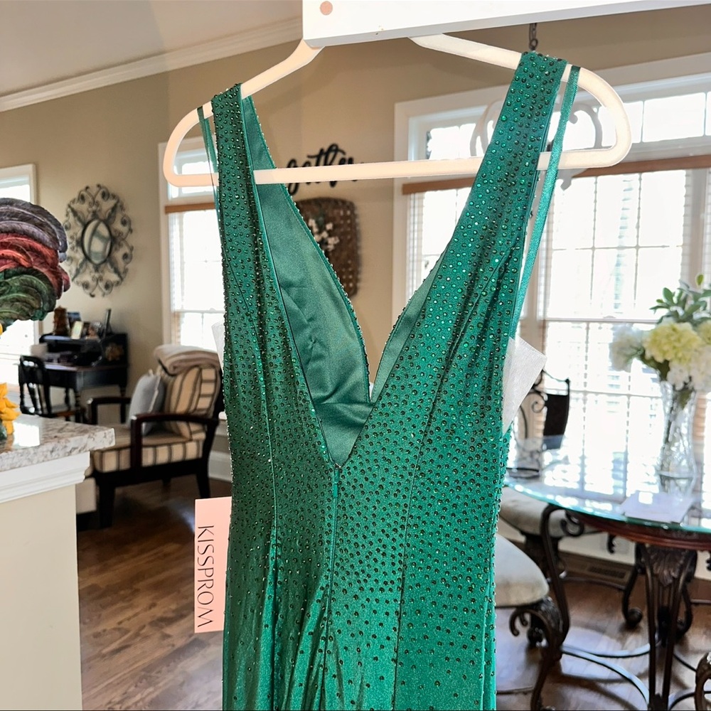 PromGirl Vibrant Green Backless Dress - Picture 6 of 7